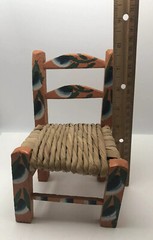7 .5 Inch Tall Small Wood Doll Toy Or Prop Chair