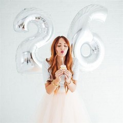 40″ SILVER Number 3 Mylar Foil Balloon 1 pc Party BackDrop Decorations Supply