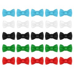 100 Mini Bows 0.8″ Ribbon for Multicolor Flowers