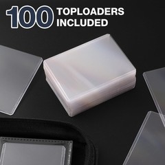 Pemocyny Toploader Binder Holds 360 Toploaders 100 Toploaders Included 9-Pocket