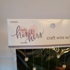 Studio His & Hers Craft Wire With Rhinestones 6ft 1.83m