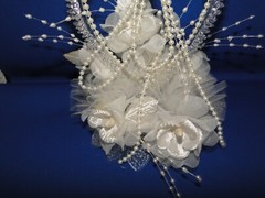 New Elegant Wedding Blown Glass Heart with Love Birds Cake top #20