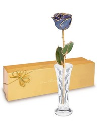 Forever Rose Hand-Dipped in 24K Gold, Tanzanite-Inspired December Birthstone …