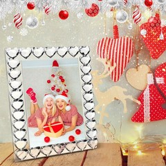 5×7 Inches Crystal Picture Frame Standing Clear Wedding Photo Frame for Home …