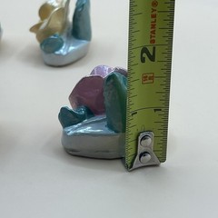 Floral Place Card Holders Pastel Rose Ceramic Table Decor Set of 8