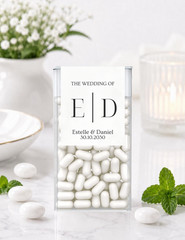 The Wedding Of Personalized Mint Labels | Initial Wedding Favors | Bridal Mints
