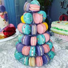 Macaron Display Stand Cupcake Tower Rack Cupcake Stand Cake Stand Pvc Tray New