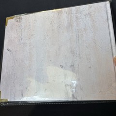 White Marble Colored Hardcover Floral Guest Book «Wishes & Thoughts» Pink & Gold