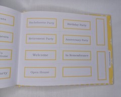 Hallmark Wedding Birthday Party Event Guest Book Arabesque Pattern Guestbook