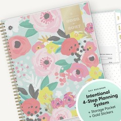 Blue Sky Day Designer 2026-2027 Weekly and Monthly Academic Year Planner Cale…
