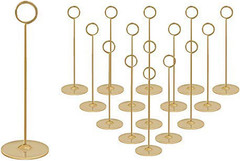Urban Deco 16 Pieces Table Card Holder 8 Inches Table Number Holders Place Steel