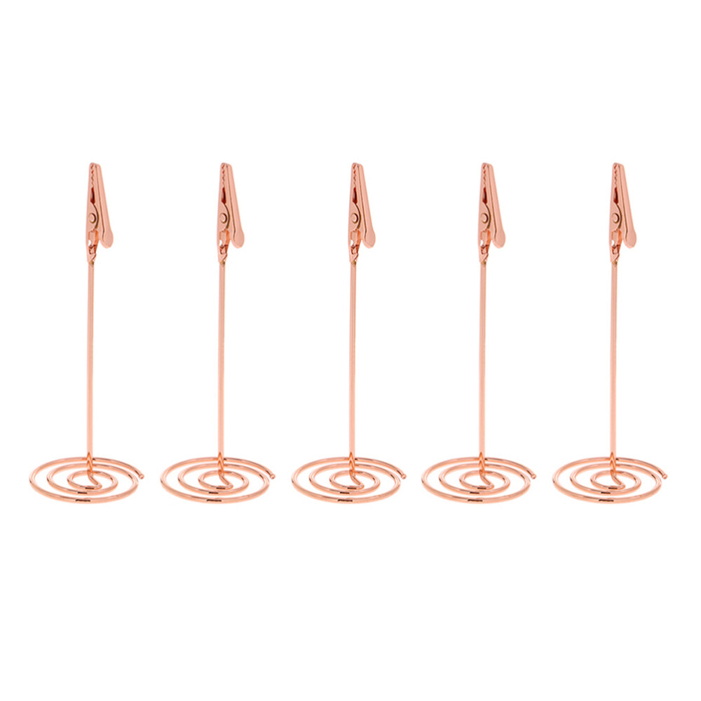 12PCS Table Number Holders Photo Holder Stands Place Paper Menu Clips