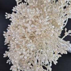 Bride’s Bouquet Faux Flowers Pearlised Plastic Vintage Style Wedding 28cm