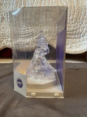 Wilton Clear Plastic Wedding Cake Topper Figurine Bride & Groom 5 in