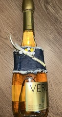 Denim Barn Farm Country Wedding Accessory Wrap With Beads For Candle/table Decor