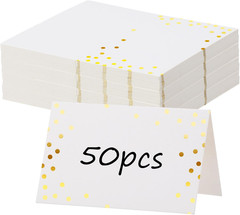 50Pcs Place Cards for Table Setting, 4.49×3.54 Inches Name Cards for Table Setti