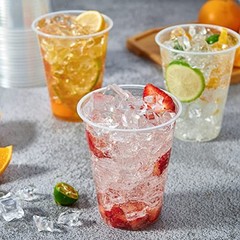 450 Pack 12 oz Clear Plastic Cups, Cold Disposable Plastic 12 oz – 450 ct