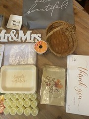 Fall Autumn Wedding Lot Of Decor Supplies: Table Center Pieces, Candles
