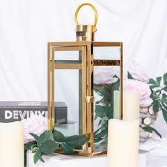 12.5-Inch tall Metal Lantern Candle Holder Party Home Wedding Centerpieces Sale