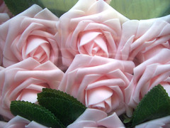 25 Artificial Flowers Foam Mother’s Day Pink Roses Wedding Party Shower New