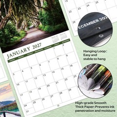 Calendar 2026-2027 – 2026-2027 Wall Calendar 18 months from Jul. 2026 – Dec. …