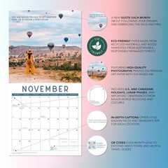 Wanderlust 2026 Calendar | 2026 Wall Calendar | Monthly Planner | Planner 202…