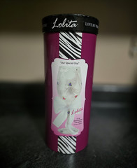 Lolita Our Special Day Hand-Painted 15 oz Wine Glass, Floral Wedding, Gift Tube
