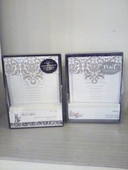 STUDIO HIS & HERS 25 each wedding invitations envelopes reply cards-env 2 boxes