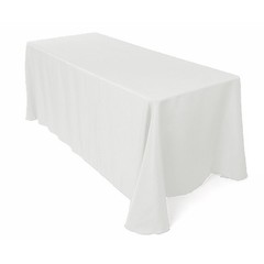 90″ x 132″ Rectangular Seamless Tablecloth For Wedding Restaurant Banquet Party
