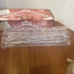 VTG Wilton 3 Piece Crystal Look Bridge & Stairway Set Wedding Cake Topper New
