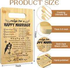 Wedding Gift for Couple 2025 Bridal Shower Gifts for Bride and Groom Recipe for