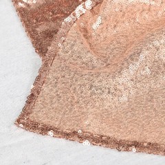 Rose Gold Glitter Sequin Tablecloth Wedding Engagement Reception Party Decor