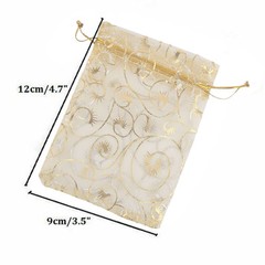 Organza Gift Bag For Jewelry Drawstring Pouches For Wedding Candy Bags