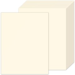 25Sheets Cream Paper, 8.5 x 11 Thick Card stock for Certificates, Invitations…