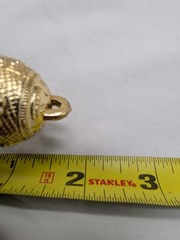 Vintage Lot Of 30 Gold Wedding Bells Christmas Holiday Bells Cake Ornaments