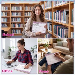 Thboxes Weekly To Do List Notepad, 8.5»x11» Weekly Desk Planners with 52 Te…