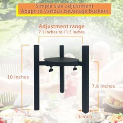 Drink Dispensers Stand For Party. Universal Beverage Dispensers Stand