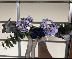 wedding aisle decorations and Pillow/ Flower Girl Basket