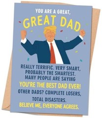 Father’s Day Card Gift for Dad – Happy Card 543 – Daughter Son Kids
