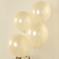 50 CREAM 12″ Biodegradable Latex Matte Pastel Balloons Party Wedding Decorations