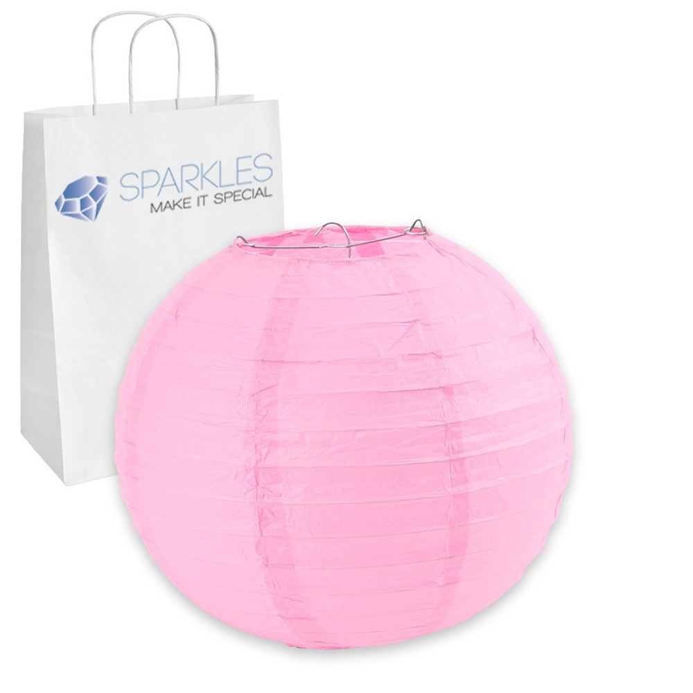 5 pcs 6″ inch Chinese Paper Lantern – Pink – Wedding Party Event Decoration yr