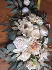Set of 2 Artificial Flower Arch Arrangements Wedding Arch