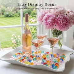 150PCS Multicolored Acrylic Fake Gems, Crushed Ice Rocks Pirate Treasure Jewe…