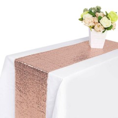 1/5/10/25pcs Glitter Sequin Table Runner Cover Shinny Wedding Party Decor