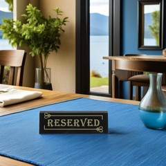10 Pcs Acrylic Reserved Table Cards Valentine’s Day Family Gathering Organizers
