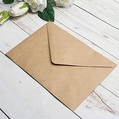 Lucky Star 25 PCS Brown Kraft Paper 5.35 x 7.7 Inches, kraft envelopes
