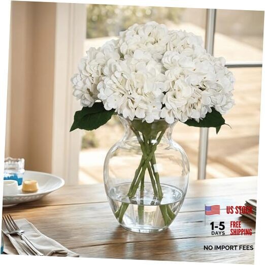 Artificial Flower Hydrangea Fake Hydrangea, Used in The Center of The White