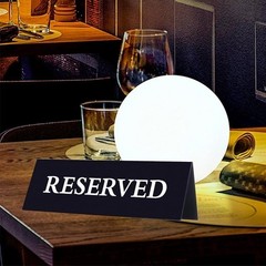 Reserved Table Signs Set 6 Pieces Acrylic Wedding Guest Seating Decor Event New