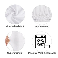 Cylinder Pedestal Stand Covers Spandex Flexible Display Box for Birthday Party W