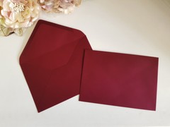 5×7 envelope Burgundy Red Australia Sydney A7 130mm x 185mm wedding invites bulk